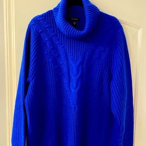 (AJ) Land’s End Royal Blue Turtleneck Sweater 3X
